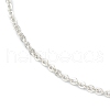 Brass Cable Chain Necklaces Making MAK-H102-01P-4