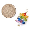 Glass Beads Pendants PALLOY-JF03014-2