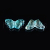 Electroplate Transparent Glass Beads X1-EGLA-L027-E-B02-2