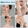 SUNNYCLUE 80Pcs Dyed Synthetic Turquoise Pendants FIND-SC0003-90-5