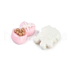 Love Theme Resin Cabochons RESI-H166-22-2