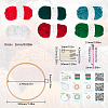 SUNNYCLUE 1 Set DIY Tapestry Knitting Kits DIY-SC0025-78A-2