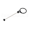 Iron Bar Beadable Keychain Clasps AJEW-R004-02EB-2