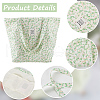 Flower Printed Canvas Women's Tote Bags ABAG-WH20005-06-6