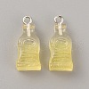 Gradient Color Transparent Resin Pendants CRES-TAC0007-01A-1