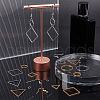 Unicraftale Geometry Charm Drop Earring DIY Making Kit DIY-UN0003-01-2