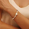 Shell Pearl Beaded Bracelets BJEW-L692-007G-3