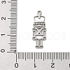 Anti-Tarnish 201 Stainless Steel Pendants STAS-Q015-05P-3
