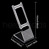 Plastic Slant Back Watch Display Stands ODIS-WH0030-16-2
