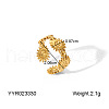 Stainless Steel Cuff Rings for Women CO9046-4-1