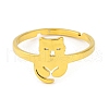 201 Stainless Steel Adjustable Rings for Women RJEW-D082-02E-2