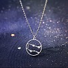 Alloy Crystal Rhinestone Ring with Constellation Pendant Necklaces FS-WG797BF-05-1