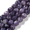 Natural Lepidolite Beads Strands G-NH0021-A07-01-1
