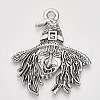 Tibetan Style Alloy Pendants TIBEP-T009-43AS-RS-3