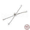 925 Sterling Silver Box Chain with Stop Beads and Loops STER-Z001-110S-3