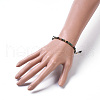 Natural & Synthetic Gemstone Braided Beaded Bracelets BJEW-JB04215-5