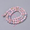 Natural Morganite Beads Strands G-R362-09-3