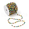 3.28 Feet Handmade Glass Beaded Chains X-AJEW-P061-A03-6