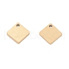 Ion Plating(IP) 304 Stainless Steel Pendants STAS-O133-08E-G-1