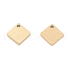 Ion Plating(IP) 304 Stainless Steel Pendants STAS-O133-08E-G-1