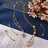 CREATCABIN 12Pcs 3 Colors Long-Lasting Plated Brass Curb Chain Extender KK-CN0003-14-4