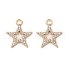 Alloy Rhinestone Pendants FIND-G055-05G-2