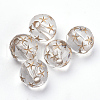 Plating Acrylic Beads OACR-S016-67-2