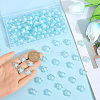 SOFPLATE 120Pcs Transparent Acrylic Beads TACR-SP0001-11C-3