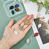 HOBBIESAY 10Pcs 10 Styles Mixed Gemstone Pendants G-HY0001-46-3