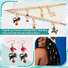 Dog & Cat Theme Locking Stitch Markers HJEW-AB00544-4