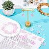 10Sets 200G Transparent Acrylic Frosted Beads FACR-HS0001-02A-5