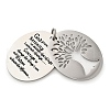 304 Stainless Steel Enamel Pendants STAS-Z126-09P-1