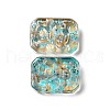 Transparent Spray Painted Glass Beads GLAA-I050-08I-2