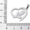 304 Stainless Steel Pendants STAS-I327-03P-3
