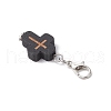 Natural Wood Cross Pendant Decorations HJEW-JM03264-02-4