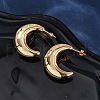 Moon 304 Stainless Steel Stud Earrings EJEW-A125-22G-3