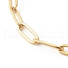 304 Stainless Steel Paperclip Chains Bracelet BJEW-JB06523-01-4