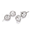Rack Plating Brass Cage Pendants KK-S751-005P-3