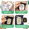 60 Patterns Non-woven Fabrics Water-soluble Embroidery Aid Drawing Sketch DIY-TAC0100-008-4