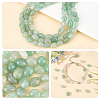 SUPERFINDINGS 3 Strands Natural Green Aventurine Nuggets Beads Strands G-FH0001-50-3