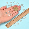 15Pcs Stainless Steel Pendants STAS-CJ0002-19-3