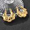 304 Stainless Steel Hoop Earrings EJEW-R026-01G-1