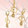 Brass Micro Pave Cubic Zirconia Keychain KEYC-YW00089-01-4