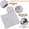 Beebeecraft 3 Sets Rectangle Velvet Single Watch Storage Bags ABAG-BBC0001-12B-6
