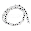 Handmade Evil Eye Lampwork Beads Strands LAMP-G166-03B-2