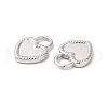 Non-Tarnish 304 Stainless Steel Pendants STAS-L268-037P-3