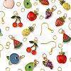 DIY 9 Pairs Fruit Theme Dangle Earrings DIY-FS0006-03-3
