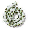 Printing Glass Beads for Necklaces Bracelets Making GLAA-B020-02A-04-3
