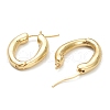 Brass Hoop Earrings EJEW-A058-27-3