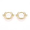 Brass Hoop Earring Finding KK-N261-31G-1